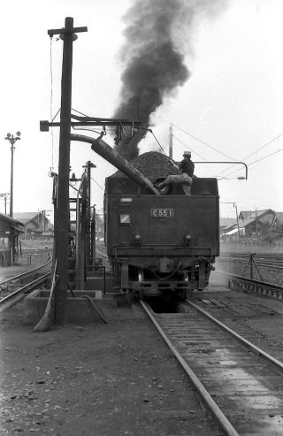 国鉄旭川機関区C551写真